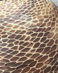 Large Round Ceramic Vase with Brown & Cream Snakeskin Design, SKU , image 9