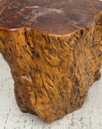Large Wide Free-Form Reclaimed Tree Trunk Pedestal Table - FEA Home