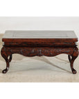 Late Qing Low Coffee Table with Cabriole Legs, Carved Apron and Lift Top-12. Asian & Chinese Furniture, Art, Antiques, Vintage Home Décor for sale at FEA Home