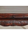 Late Qing Low Coffee Table with Cabriole Legs, Carved Apron and Lift Top-17. Asian & Chinese Furniture, Art, Antiques, Vintage Home Décor for sale at FEA Home