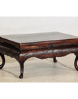 Late Qing Low Coffee Table with Cabriole Legs, Carved Apron and Lift Top-9. Asian & Chinese Furniture, Art, Antiques, Vintage Home Décor for sale at FEA Home