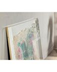 Leanne Weissler Abstract Painting in Lucite Box Frame with Vibrant Pastel Hues-15. Asian & Chinese Furniture, Art, Antiques, Vintage Home Décor for sale at FEA Home