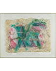 Leanne Weissler Abstract Painting in Lucite Box Frame with Vibrant Pastel Hues-17. Asian & Chinese Furniture, Art, Antiques, Vintage Home Décor for sale at FEA Home