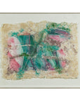 Leanne Weissler Abstract Painting in Lucite Box Frame with Vibrant Pastel Hues-1. Asian & Chinese Furniture, Art, Antiques, Vintage Home Décor for sale at FEA Home