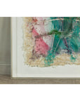 Leanne Weissler Abstract Painting in Lucite Box Frame with Vibrant Pastel Hues-7. Asian & Chinese Furniture, Art, Antiques, Vintage Home Décor for sale at FEA Home