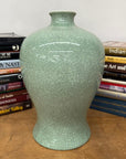 Light Green Crackle Ceramic Vase with Round Body, SKU , image 2