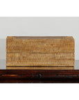 Long Rectangular Woven Rattan Lidded Box, Country Style-7. Asian & Chinese Furniture, Art, Antiques, Vintage Home Décor for sale at FEA Home