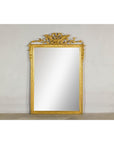 Louis XVI-Style Giltwood Mirror with Allegorical Crest of Triumph and Virtue-2. Asian & Chinese Furniture, Art, Antiques, Vintage Home Décor for sale at FEA Home