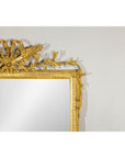 Louis XVI-Style Giltwood Mirror with Allegorical Crest of Triumph and Virtue-4. Asian & Chinese Furniture, Art, Antiques, Vintage Home Décor for sale at FEA Home
