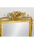 Louis XVI-Style Giltwood Mirror with Allegorical Crest of Triumph and Virtue-6. Asian & Chinese Furniture, Art, Antiques, Vintage Home Décor for sale at FEA Home