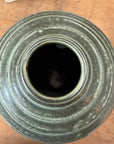 Moss Green Glazed Ribbed Ceramic Prem Vase, SKU , image 8