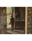 Oil Painting of an Woman in a Market Scene Signed G. Graziani-10. Asian & Chinese Furniture, Art, Antiques, Vintage Home Décor for sale at FEA Home
