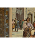 Oil Painting of an Woman in a Market Scene Signed G. Graziani-11. Asian & Chinese Furniture, Art, Antiques, Vintage Home Décor for sale at FEA Home