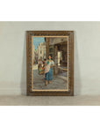 Oil Painting of an Woman in a Market Scene Signed G. Graziani-2. Asian & Chinese Furniture, Art, Antiques, Vintage Home Décor for sale at FEA Home