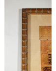 Oversized Antique Burmese Gilt Prayer Manuscript Framed for Wall Display-13. Asian & Chinese Furniture, Art, Antiques, Vintage Home Décor for sale at FEA Home