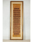 Oversized Antique Burmese Gilt Prayer Manuscript Framed for Wall Display-18. Asian & Chinese Furniture, Art, Antiques, Vintage Home Décor for sale at FEA Home