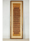 Oversized Antique Burmese Gilt Prayer Manuscript Framed for Wall Display-2. Asian & Chinese Furniture, Art, Antiques, Vintage Home Décor for sale at FEA Home