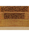 Oversized Antique Burmese Gilt Prayer Manuscript Framed for Wall Display-7. Asian & Chinese Furniture, Art, Antiques, Vintage Home Décor for sale at FEA Home