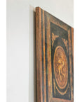 Painted Three-Panel Screen with Trompe-l'Œil Palace Interior and Throne Scene-16. Asian & Chinese Furniture, Art, Antiques, Vintage Home Décor for sale at FEA Home