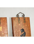 Pair of 1920s Lacquered Calligraphy Signs with Hand-Carved Characters-9. Asian & Chinese Furniture, Art, Antiques, Vintage Home Décor for sale at FEA Home