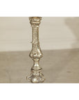Pair of Baroque Revival Silver-Plated Bronze Candlesticks-16. Asian & Chinese Furniture, Art, Antiques, Vintage Home Décor for sale at FEA Home