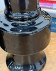 Pair of Black Ceramic Vases with Bold Tiered Silhouette, SKU , image 7
