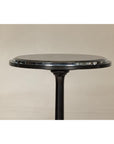 Pair of Black Marble Top Gueridon Tables with Silver Metal Ball Feet-4. Asian & Chinese Furniture, Art, Antiques, Vintage Home Décor for sale at FEA Home