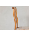 Pair of Lamp Hanger Elm Wood Chairs with Upholstered Cushions-9. Asian & Chinese Furniture, Art, Antiques, Vintage Home Décor for sale at FEA Home