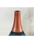 Pair of Large Ceramic Vases, Blue and Terracotta Glaze-11. Asian & Chinese Furniture, Art, Antiques, Vintage Home Décor for sale at FEA Home