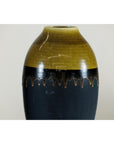 Pair of Large Ceramic Vases, Olive-Taupe and Black Drip Glaze-8. Asian & Chinese Furniture, Art, Antiques, Vintage Home Décor for sale at FEA Home