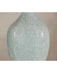 Pair of Light Grey Celadon-Glazed Porcelain Vases with Fine Crackle Pattern-11. Asian & Chinese Furniture, Art, Antiques, Vintage Home Décor for sale at FEA Home
