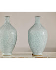 Pair of Light Grey Celadon-Glazed Porcelain Vases with Fine Crackle Pattern-14. Asian & Chinese Furniture, Art, Antiques, Vintage Home Décor for sale at FEA Home