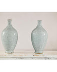 Pair of Light Grey Celadon-Glazed Porcelain Vases with Fine Crackle Pattern-16. Asian & Chinese Furniture, Art, Antiques, Vintage Home Décor for sale at FEA Home