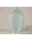 Pair of Light Grey Celadon-Glazed Porcelain Vases with Fine Crackle Pattern-6. Asian & Chinese Furniture, Art, Antiques, Vintage Home Décor for sale at FEA Home