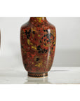 Pair of Mid-20th Century Cloisonné Vases with Floral Motifs-13. Asian & Chinese Furniture, Art, Antiques, Vintage Home Décor for sale at FEA Home