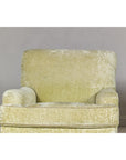 Pair of Skirted Club Chairs by Southwood in Chartreuse Chenille-6. Asian & Chinese Furniture, Art, Antiques, Vintage Home Décor for sale at FEA Home