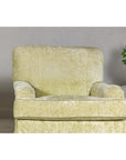 Pair of Skirted Club Chairs by Southwood in Chartreuse Chenille-8. Asian & Chinese Furniture, Art, Antiques, Vintage Home Décor for sale at FEA Home
