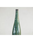 Pair of Tall Green Glazed Ceramic Bottle-Shaped Vases with Narrow Necks-9. Asian & Chinese Furniture, Art, Antiques, Vintage Home Décor for sale at FEA Home
