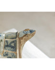 Pair of Vintage Turtles with Antique Blue and White Porcelain Mosaic Shells-10. Asian & Chinese Furniture, Art, Antiques, Vintage Home Décor for sale at FEA Home