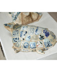 Pair of Vintage Turtles with Antique Blue and White Porcelain Mosaic Shells-12. Asian & Chinese Furniture, Art, Antiques, Vintage Home Décor for sale at FEA Home