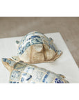Pair of Vintage Turtles with Antique Blue and White Porcelain Mosaic Shells-13. Asian & Chinese Furniture, Art, Antiques, Vintage Home Décor for sale at FEA Home