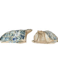 Pair of Vintage Turtles with Antique Blue and White Porcelain Mosaic Shells-16. Asian & Chinese Furniture, Art, Antiques, Vintage Home Décor for sale at FEA Home