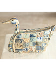 Patchwork Chinese Porcelain Duck Sculpture with Blue-and-White Shards-14. Asian & Chinese Furniture, Art, Antiques, Vintage Home Décor for sale at FEA Home