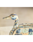 Patchwork Chinese Porcelain Duck Sculpture with Blue-and-White Shards-18. Asian & Chinese Furniture, Art, Antiques, Vintage Home Décor for sale at FEA Home