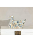 Patchwork Chinese Porcelain Duck Sculpture with Blue-and-White Shards-19. Asian & Chinese Furniture, Art, Antiques, Vintage Home Décor for sale at FEA Home