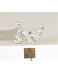 Patchwork Chinese Porcelain Duck Sculpture with Blue-and-White Shards-2. Asian & Chinese Furniture, Art, Antiques, Vintage Home Décor for sale at FEA Home