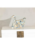 Patchwork Chinese Porcelain Duck Sculpture with Blue-and-White Shards-3. Asian & Chinese Furniture, Art, Antiques, Vintage Home Décor for sale at FEA Home