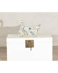 Patchwork Chinese Porcelain Duck Sculpture with Blue-and-White Shards-4. Asian & Chinese Furniture, Art, Antiques, Vintage Home Décor for sale at FEA Home