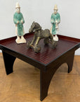 Red & Black Square Tray Stands with Curved Legs, SKU , image 3