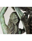 Bronze Greco Roman Inspired Fountain Depicting Three Nymphs Holding a Clamshell-15. Asian & Chinese Furniture, Art, Antiques, Vintage Home Décor for sale at FEA Home